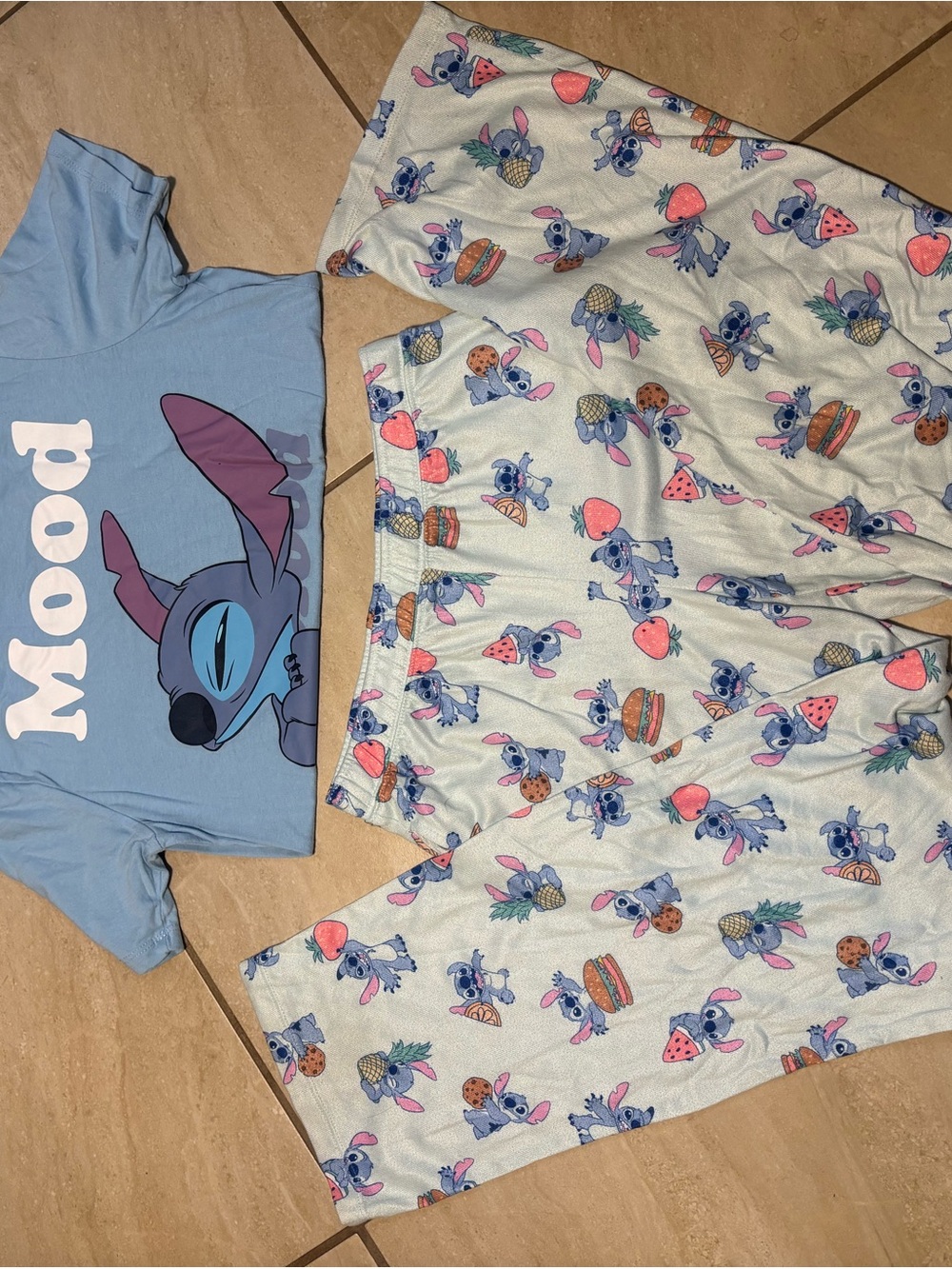 XS Stitch Mood Short Pajama Set